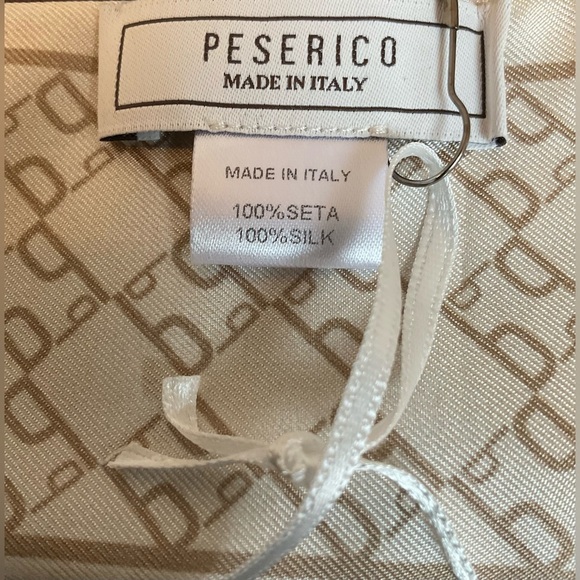 Peserico Italian Silk Hair Scarf - Picture 2 of 6